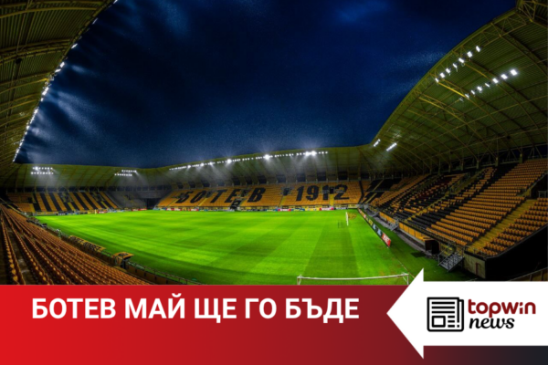 Topwin News: Ботев май ще го бъде