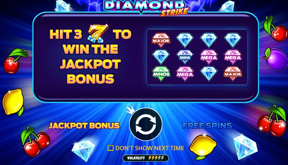 Dimaond strike slot