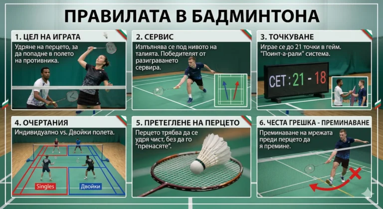 Правила на бадминтона