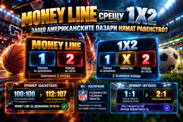 Money Line срещу 1X2